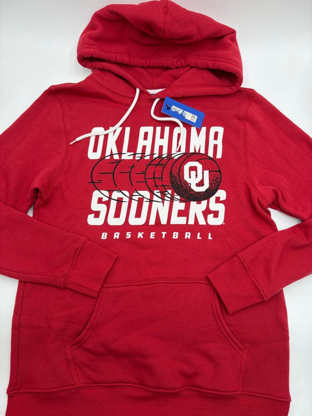 NEW Charlie Hustle Oklahoma Sooners Basketball Hoodie SIZE MEDIUM